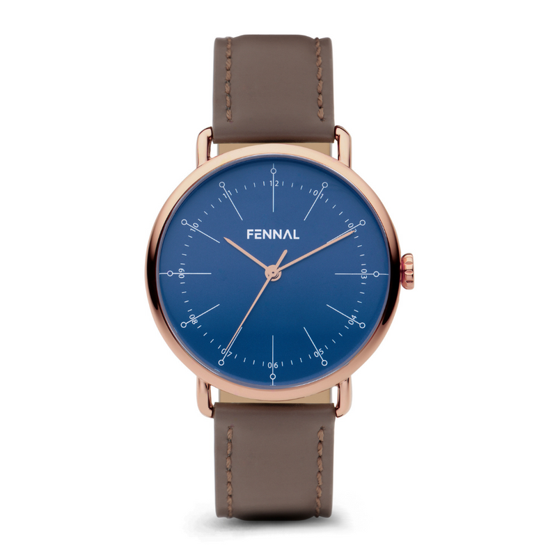 FENNAL - Watches and accessories from Antwerp | The Tokio Brown/Blue FENNAL