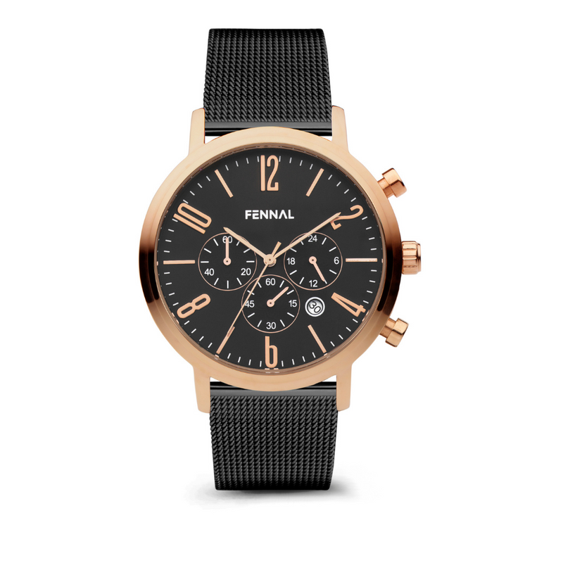 FENNAL - Watches and accessories from Antwerp | The Antwerp Black&Copper FENNAL