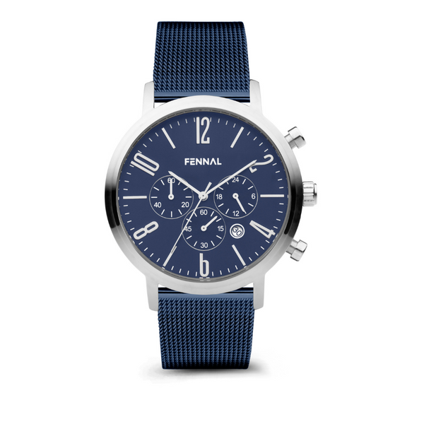 FENNAL - Watches and accessories from Antwerp | The Antwerp Blue&Silver FENNAL