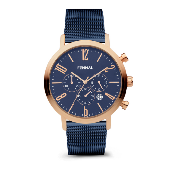 FENNAL - Watches and accessories from Antwerp | The Antwerp Blue&Copper FENNAL